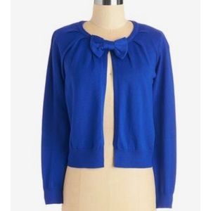 Modcloth Bow My Way Cardigan
